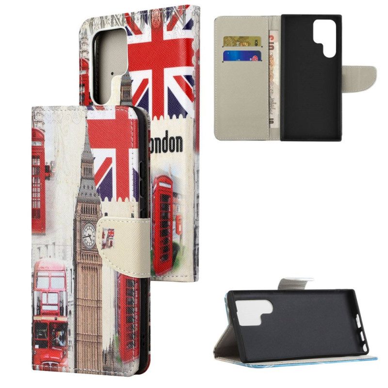 Folio Cover Samsung Galaxy S23 Ultra 5G Londra