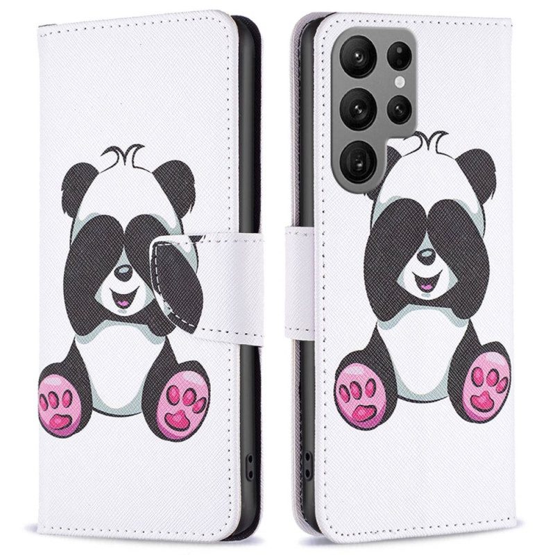 Folio Cover Samsung Galaxy S23 Ultra 5G Panda