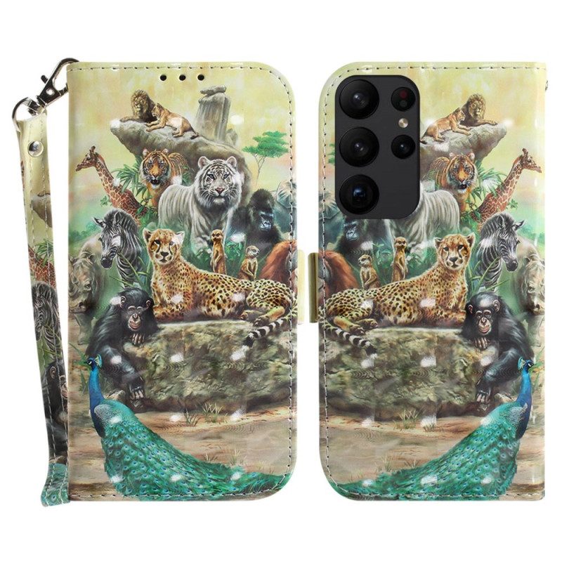 Folio Cover Samsung Galaxy S23 Ultra 5G Safari Perizoma