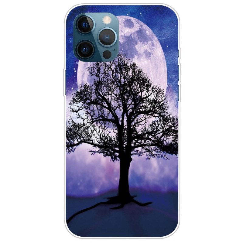 Cover iPhone 14 Pro Max Albero Sotto La Luna