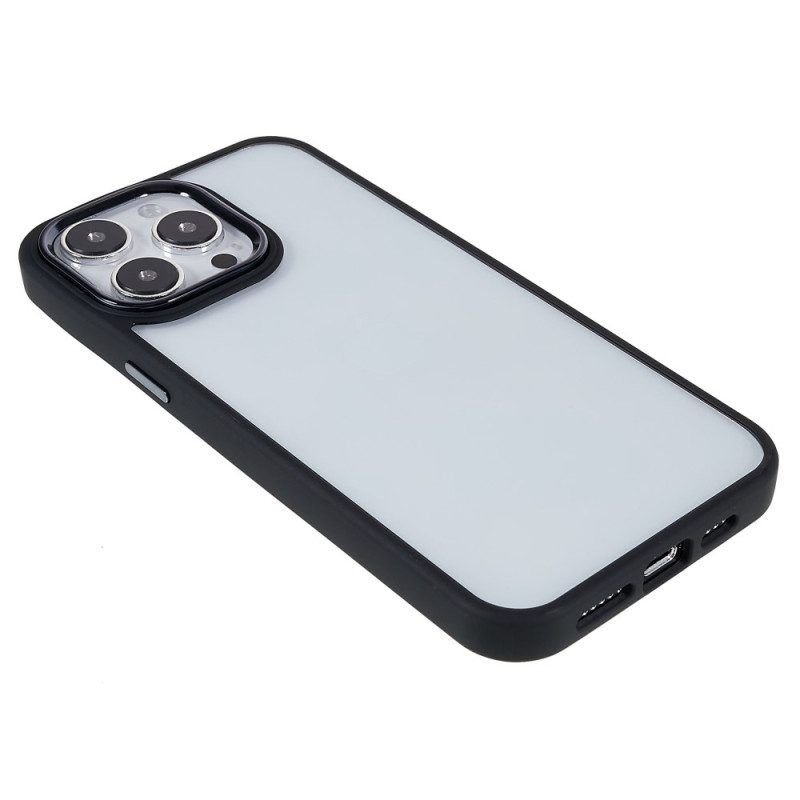 Cover iPhone 14 Pro Max Bordi Colorati Trasparenti