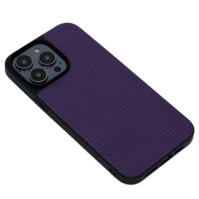 Cover iPhone 14 Pro Max Ecopelle Incrociata