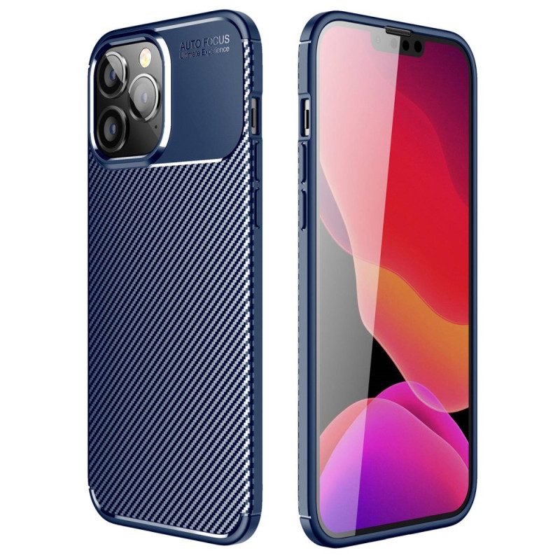 Cover iPhone 14 Pro Max Fibra Di Carbonio Flessibile