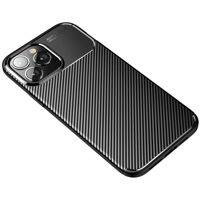 Cover iPhone 14 Pro Max Fibra Di Carbonio Flessibile