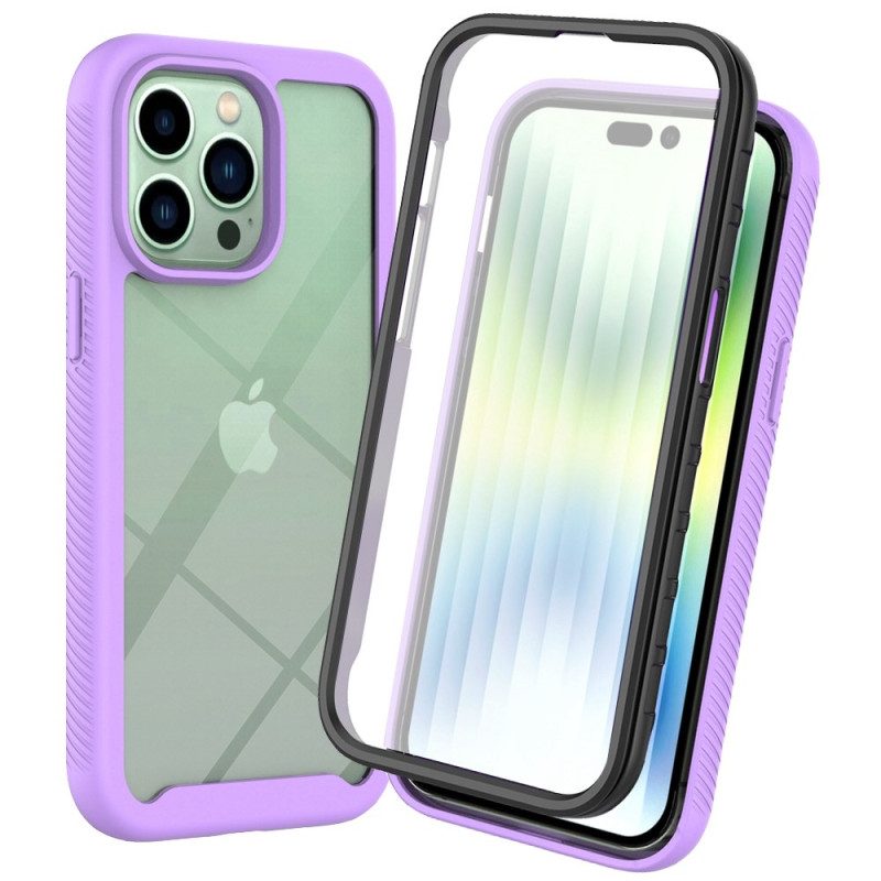 Cover iPhone 14 Pro Max Ibrido Con Protezione Per Lo Schermo