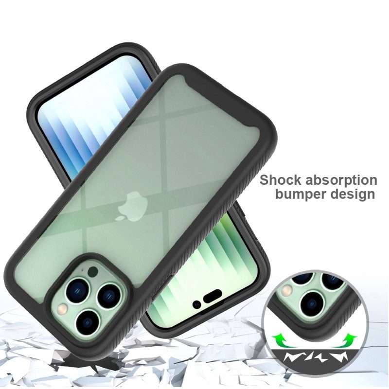 Cover iPhone 14 Pro Max Ibrido Con Protezione Per Lo Schermo