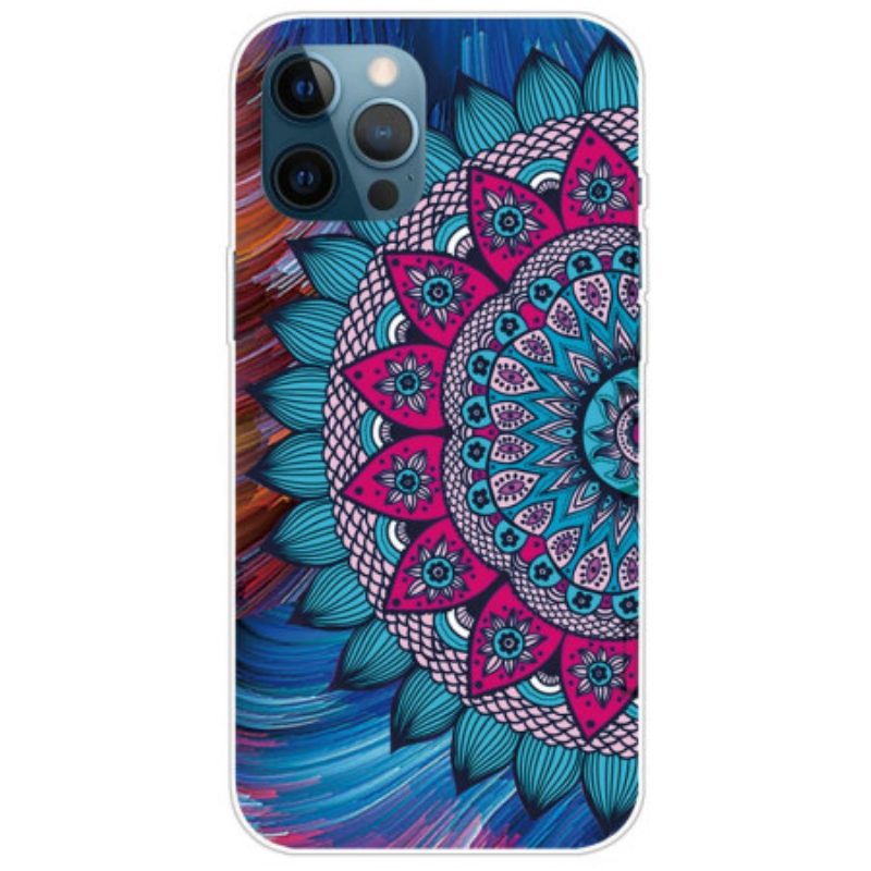 Cover iPhone 14 Pro Max Mandala Colorato