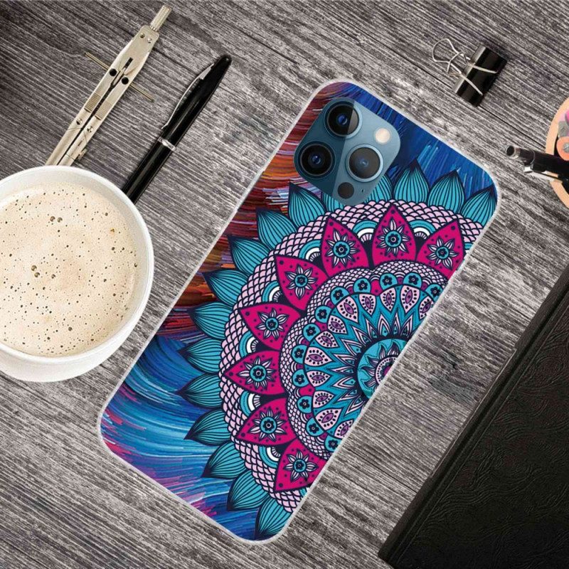 Cover iPhone 14 Pro Max Mandala Colorato