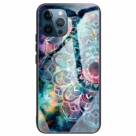 Cover iPhone 14 Pro Max Mandala In Vetro Temperato