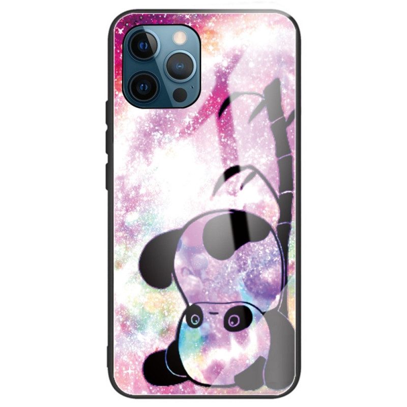 Cover iPhone 14 Pro Max Panda In Vetro Temperato