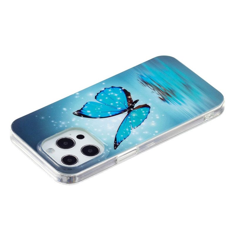 Cover iPhone 15 Pro Farfalle Fluorescenti