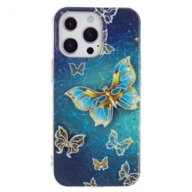 Cover iPhone 15 Pro Farfalle Preziose