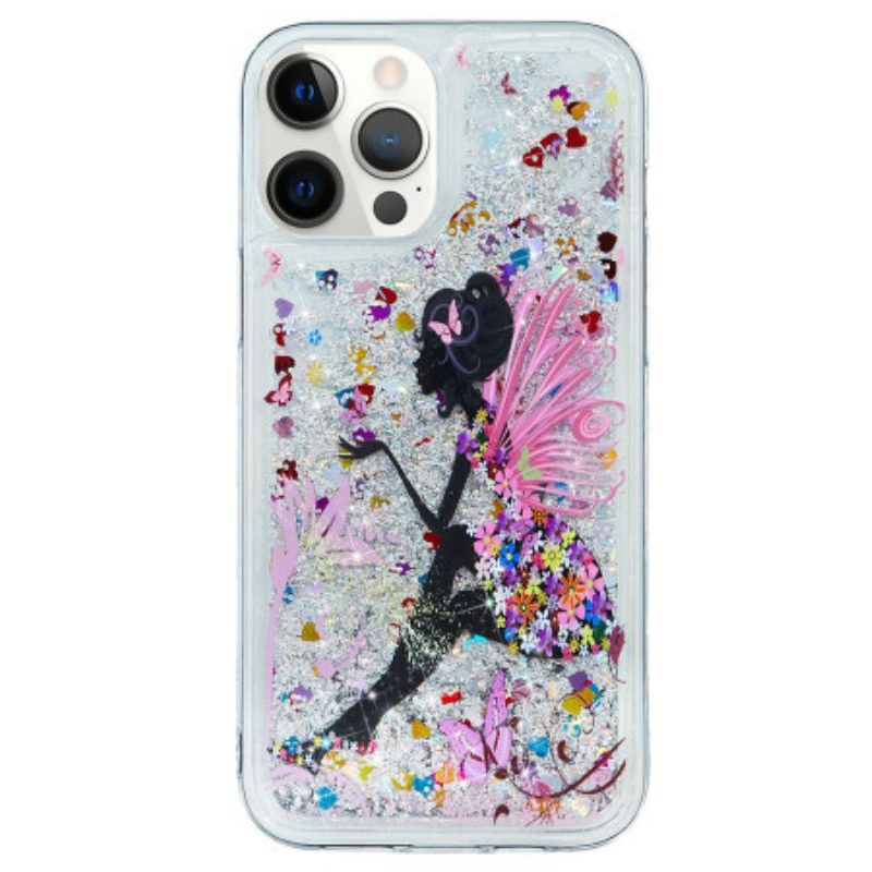 Cover iPhone 15 Pro Fata Glitter