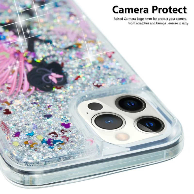 Cover iPhone 15 Pro Fata Glitter