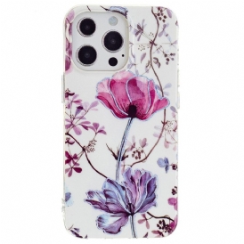 Cover iPhone 15 Pro Marmo Floreale