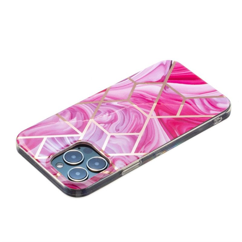 Cover iPhone 15 Pro Marmo Geometrico