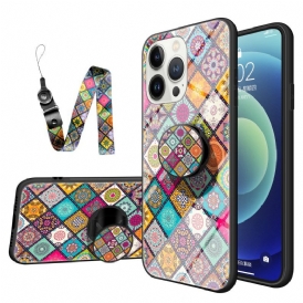 Cover iPhone 15 Pro Patchwork