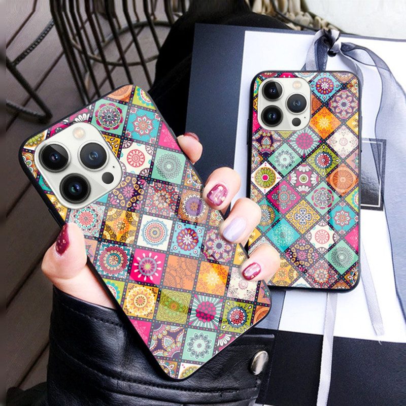 Cover iPhone 15 Pro Patchwork