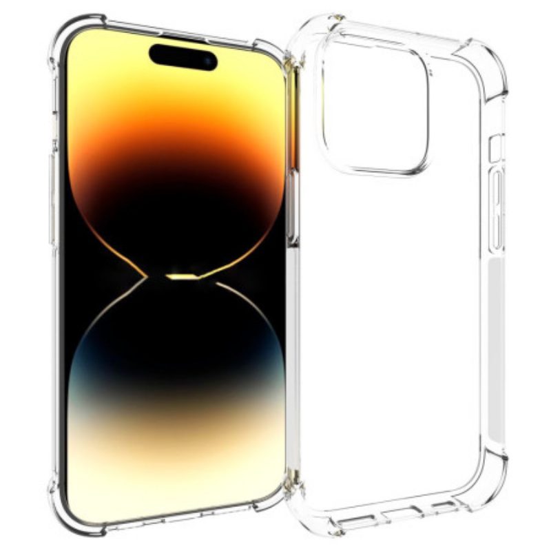 Cover iPhone 15 Pro Trasparente Con Angoli Rinforzati