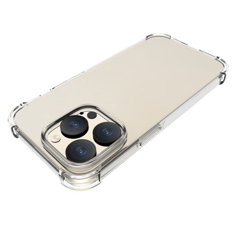 Cover iPhone 15 Pro Trasparente Con Angoli Rinforzati