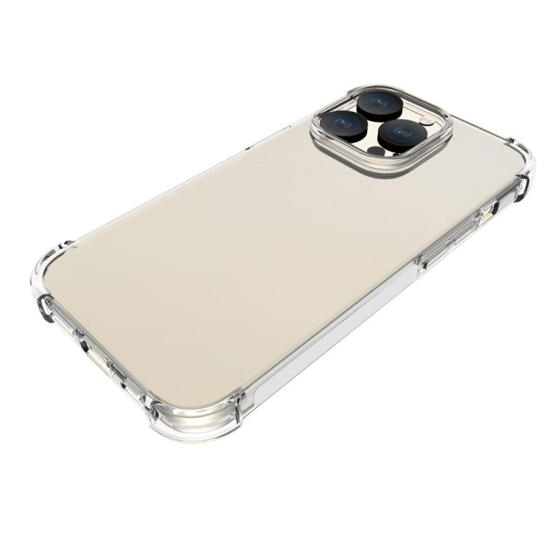 Cover iPhone 15 Pro Trasparente Con Angoli Rinforzati