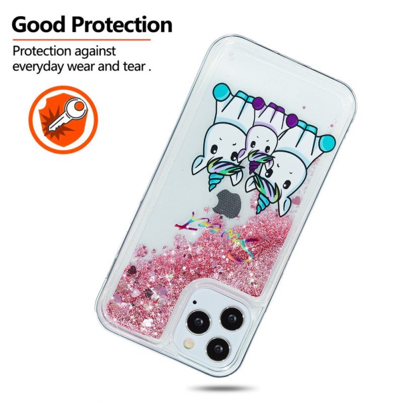 Cover iPhone 15 Pro Unicorno Glitterato