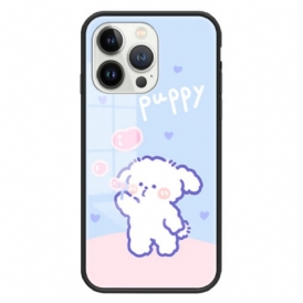 Cover iPhone 15 Pro Vetro Temperato Bubble Dog