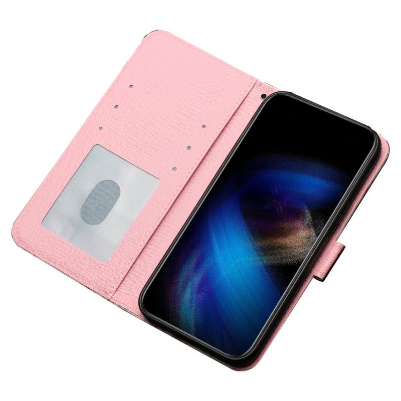 Custodia in pelle iPhone 15 Pro Orsetti Di Peluche 3d Con Cinturino