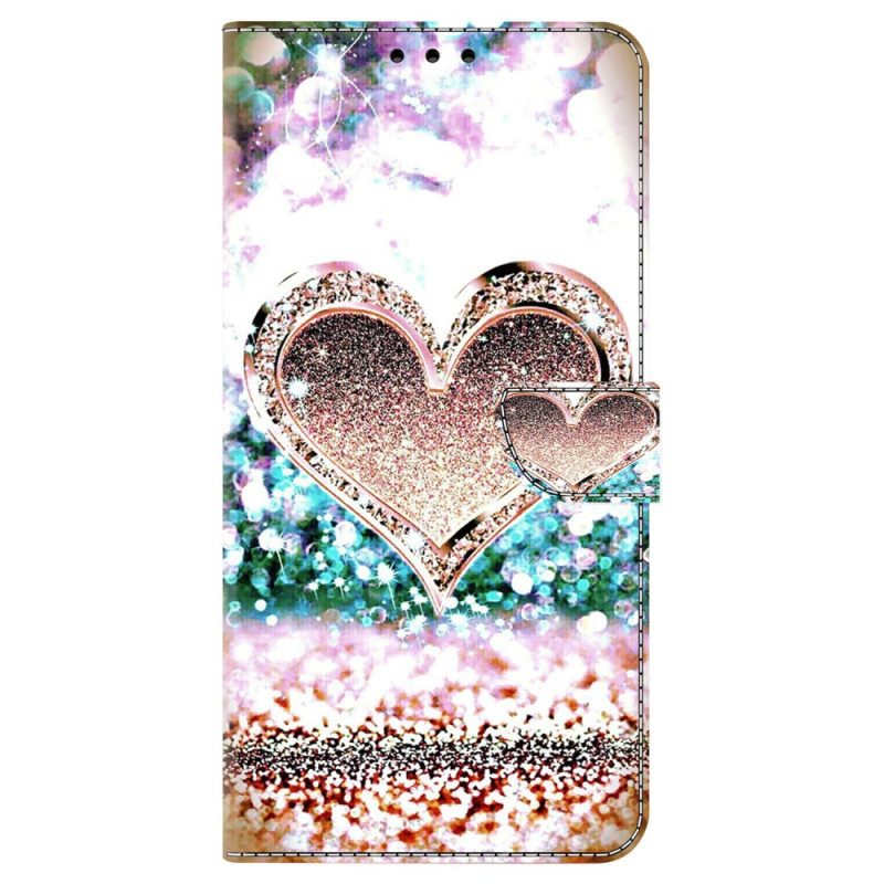 Folio Cover iPhone 15 Pro Cuori