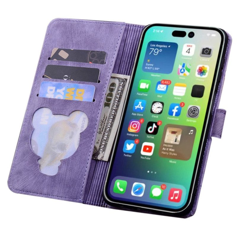 Folio Cover iPhone 15 Pro Perizoma Gatto Sogno Ad Occhi Aperti