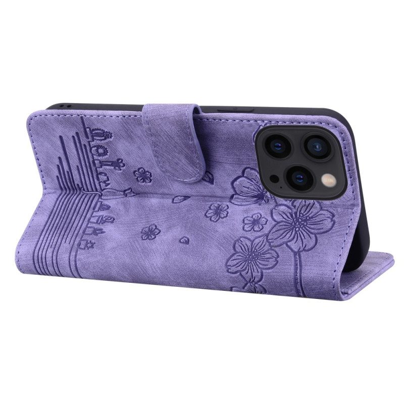 Folio Cover iPhone 15 Pro Perizoma Gatto Sogno Ad Occhi Aperti