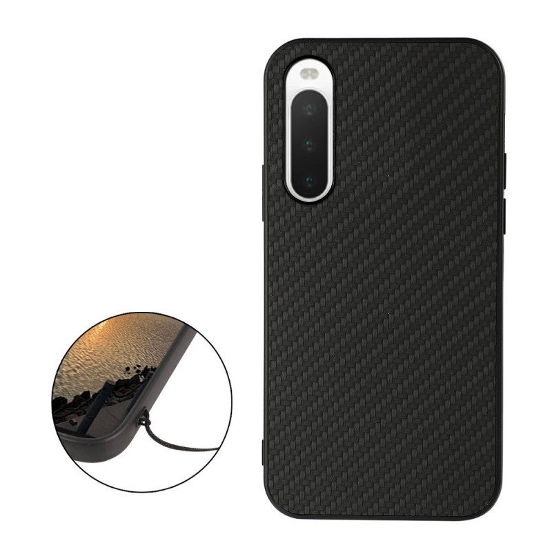 Cover Sony Xperia 10 IV Fibra Di Carbonio