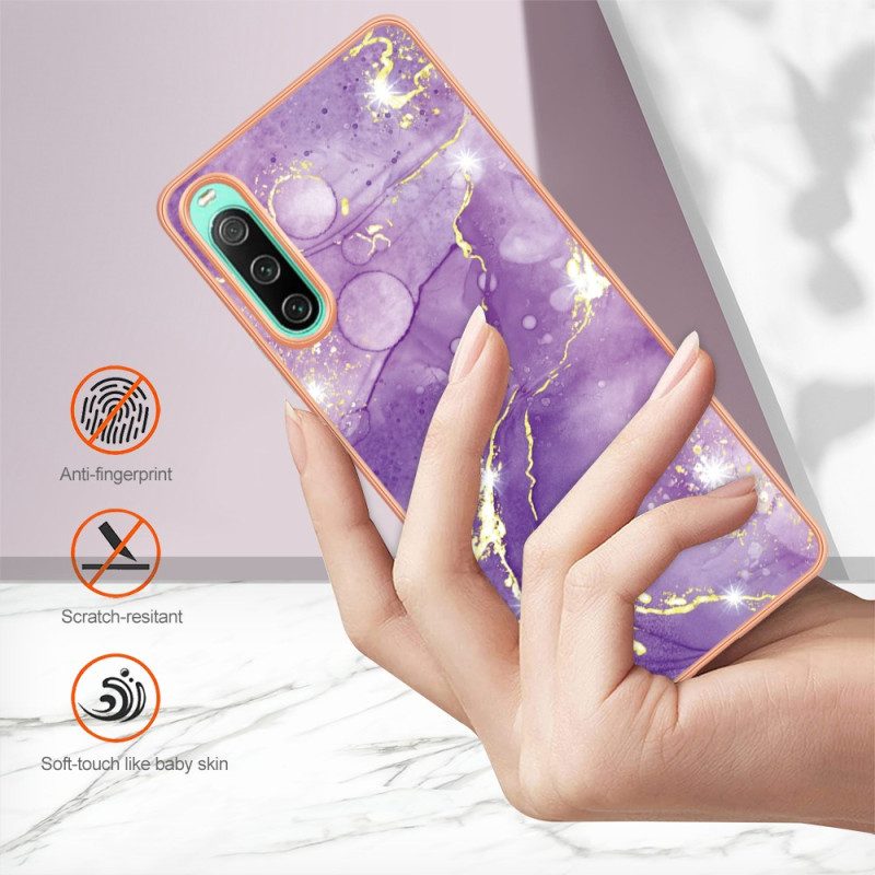 Cover Sony Xperia 10 IV Marmo Colorato