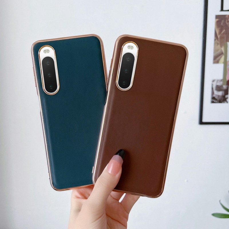 Cover Sony Xperia 10 IV Pelle Vera