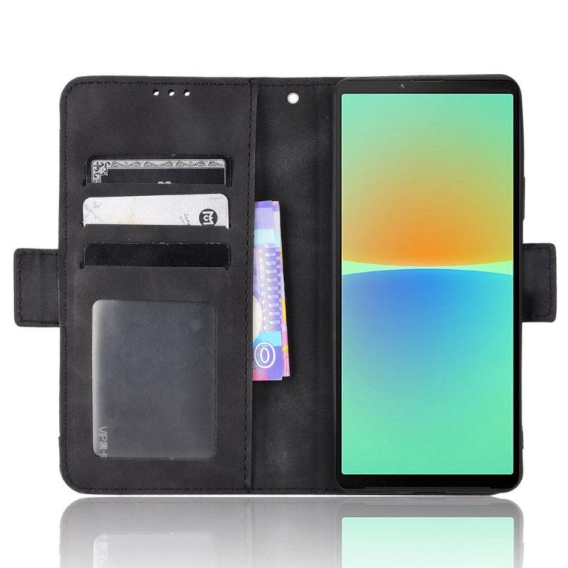 Custodia in pelle Sony Xperia 10 IV Classe Premier Multi-carta