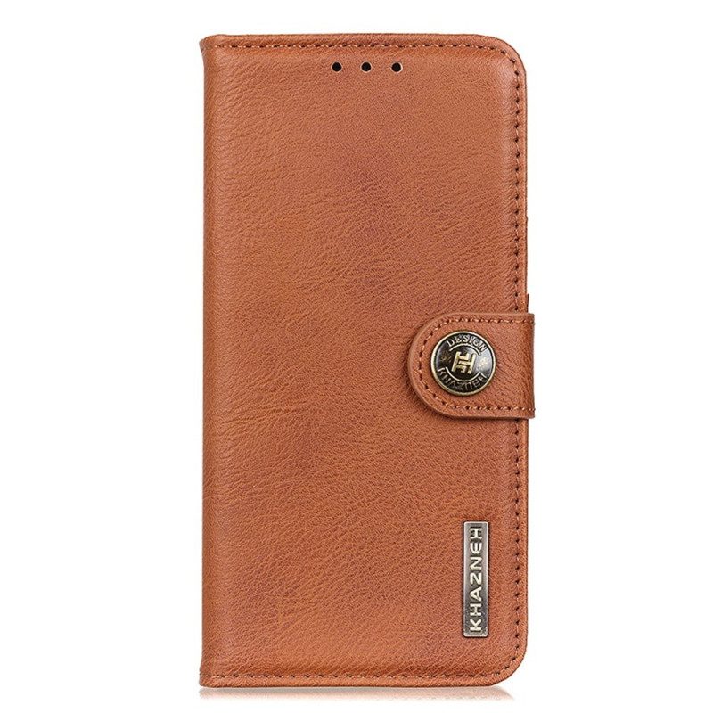 Custodia in pelle Sony Xperia 10 IV Similpelle Khazneh