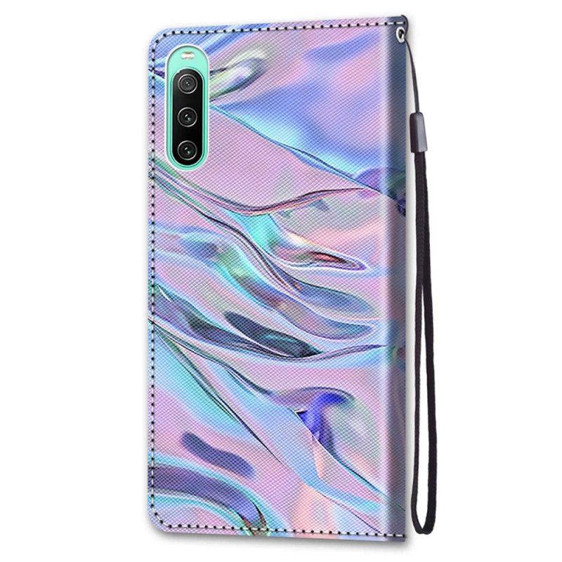 Folio Cover Sony Xperia 10 IV Come Vernice