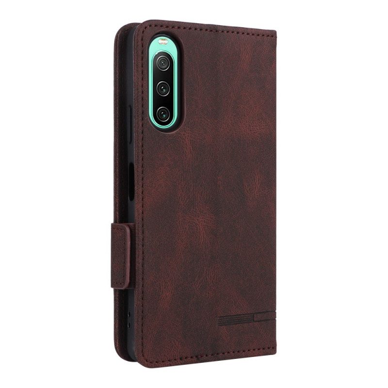 Folio Cover Sony Xperia 10 IV Eleganza Sottile