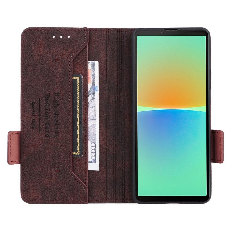 Folio Cover Sony Xperia 10 IV Eleganza Sottile