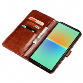 Folio Cover Sony Xperia 10 IV Similpelle Idewei