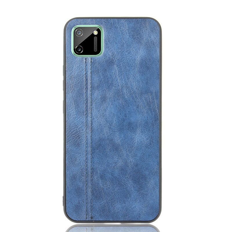 Cover Realme C11 Cuciture In Pelle Stile