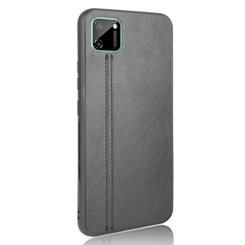 Cover Realme C11 Cuciture In Pelle Stile