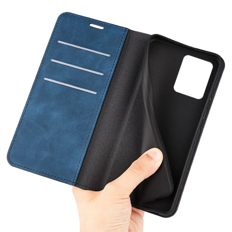 Folio Cover Realme C30 Custodia in pelle Sensazione Di Contatto Con La Pelle