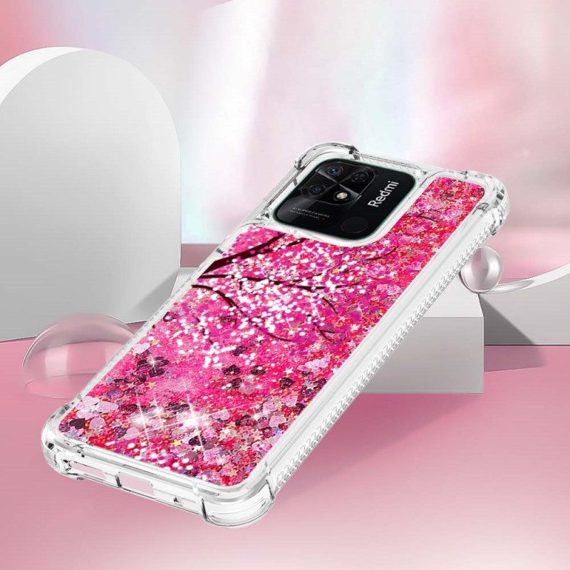 Cover Xiaomi Redmi 10C Albero Glitterato