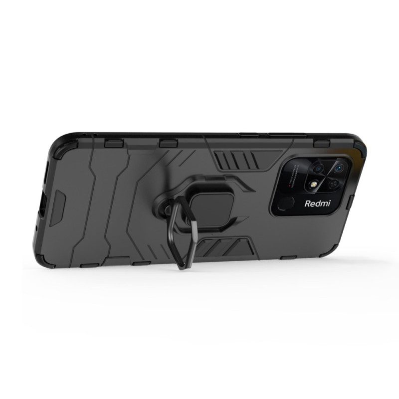 Cover Xiaomi Redmi 10C Anello Resistente