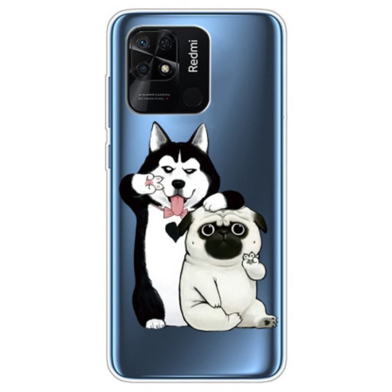 Cover Xiaomi Redmi 10C Cani Divertenti