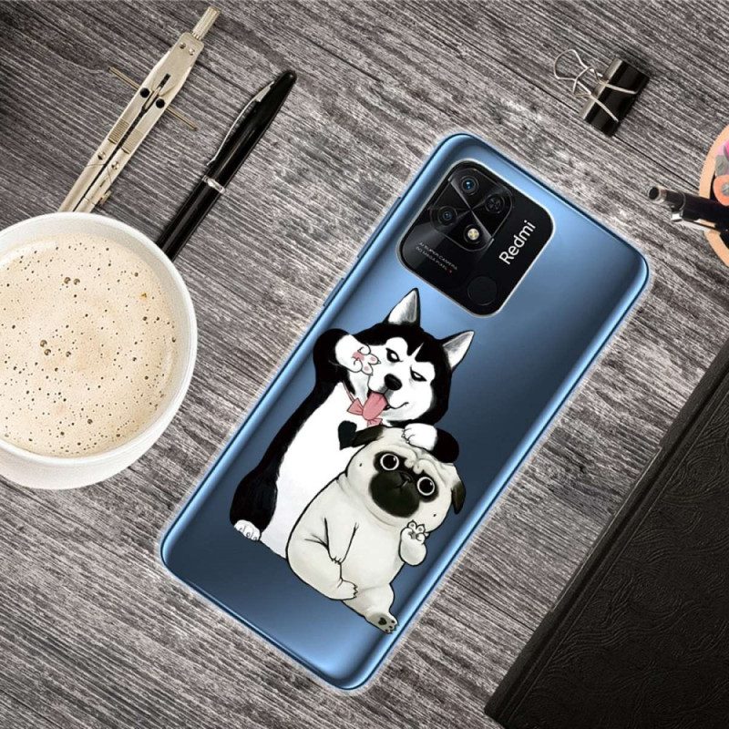 Cover Xiaomi Redmi 10C Cani Divertenti