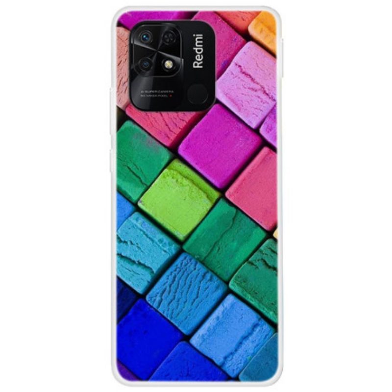 Cover Xiaomi Redmi 10C Cubi Colorati