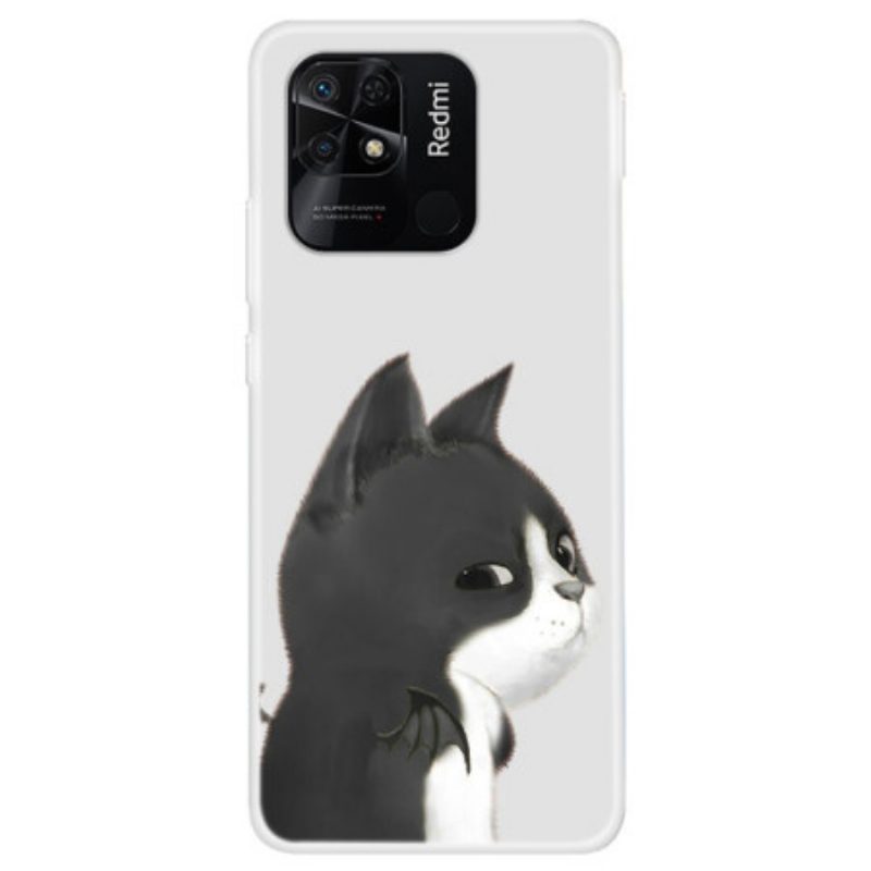 Cover Xiaomi Redmi 10C Gatto Diavolo