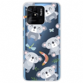 Cover Xiaomi Redmi 10C Koala Multipli Senza Soluzione Di Continuità